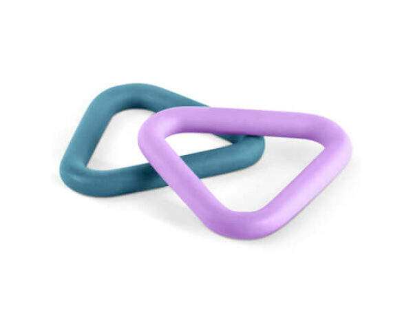 Hundespielzeug Bluelino und Purpleline Triangel fast unkaputtbar