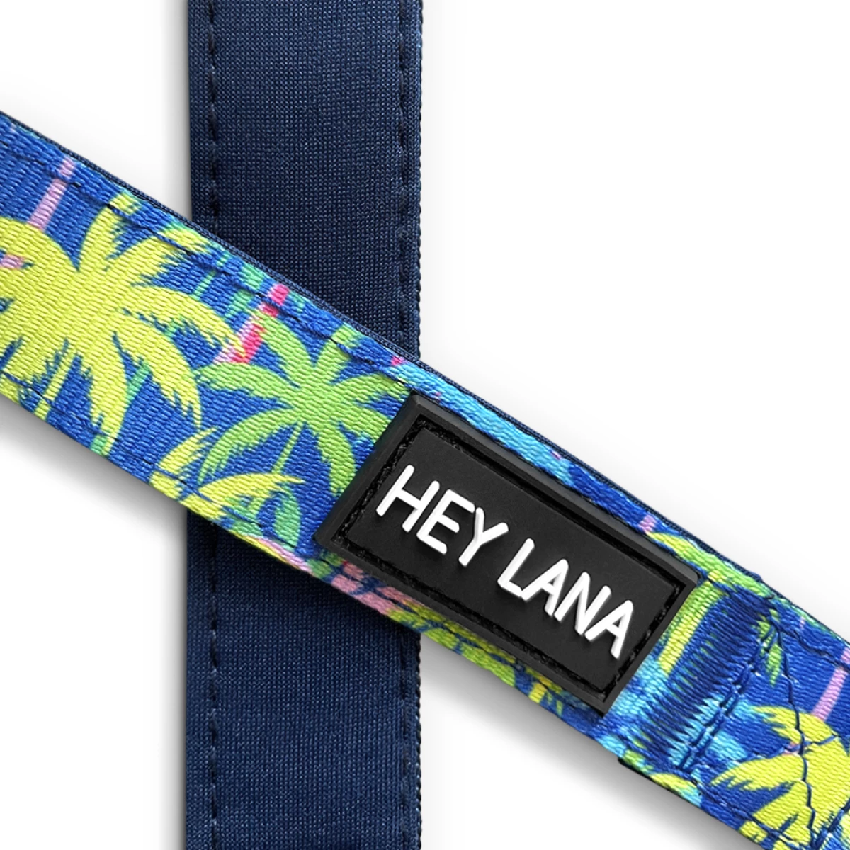 Kunterbunt Sommer Leine nah Palm Beach Hundeleine Dateil