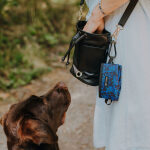 PfotenPicknick portabler Hunde Trink- und Fressnapf an Tasche