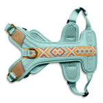 Premium Hundegeschirr Gepolstert - Mint/Orange – Bild 7