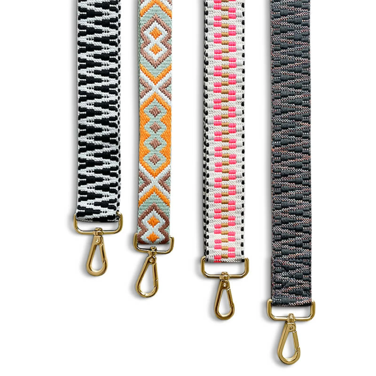 Wechselgurt Leckerlitasche alle Farben. Schwarz/Weiß, Mint/Orange, Pink/Beige, Blau/Grau