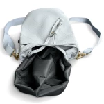 Premium Hunde Leckerlibeutel all in One in Grau innen