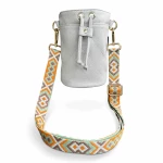 Hunde Premium Leckerlibeutel all in One in Grau mit Gurtband in Mint/Orange