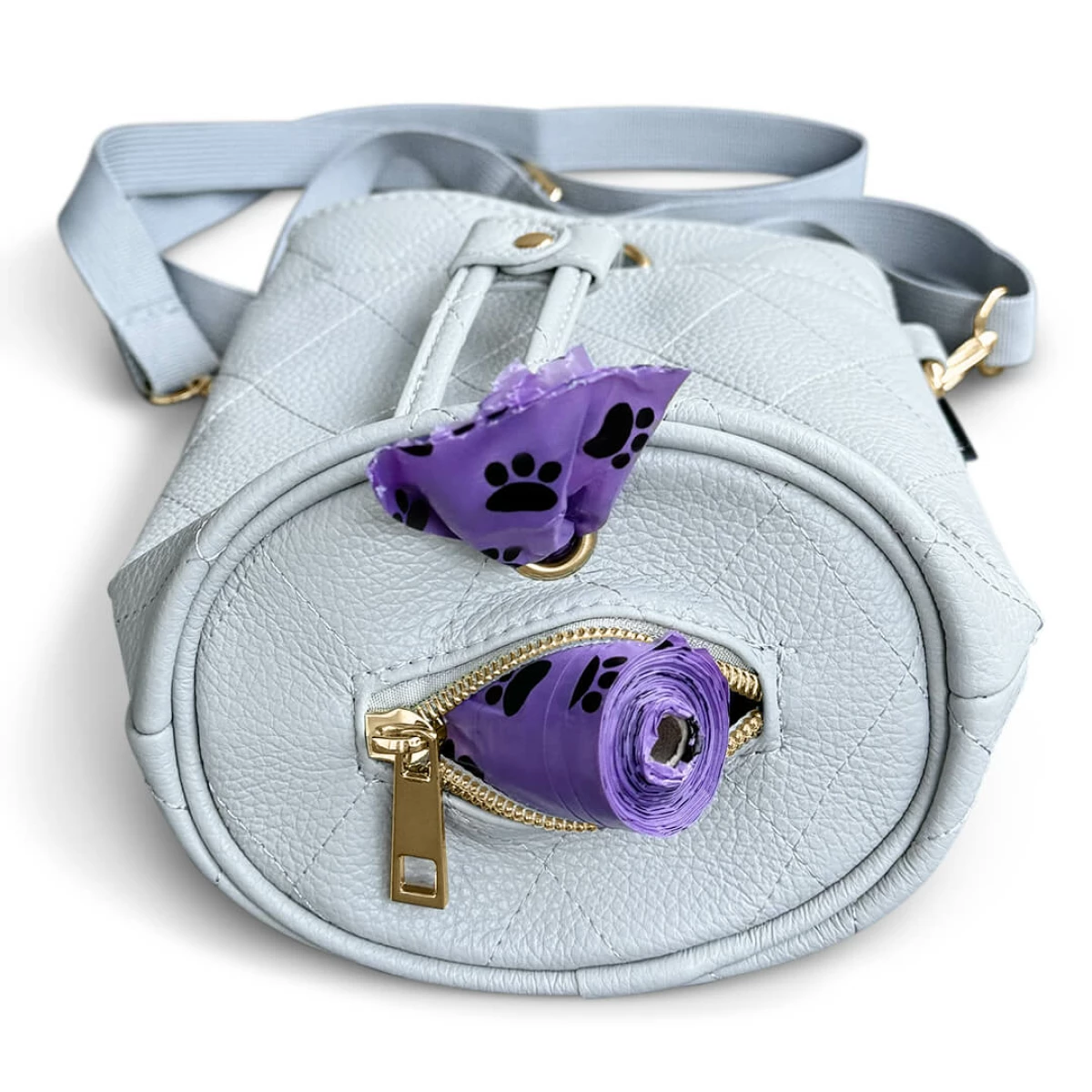 Premium Hunde Leckerlibeutel all in One in Grau unten