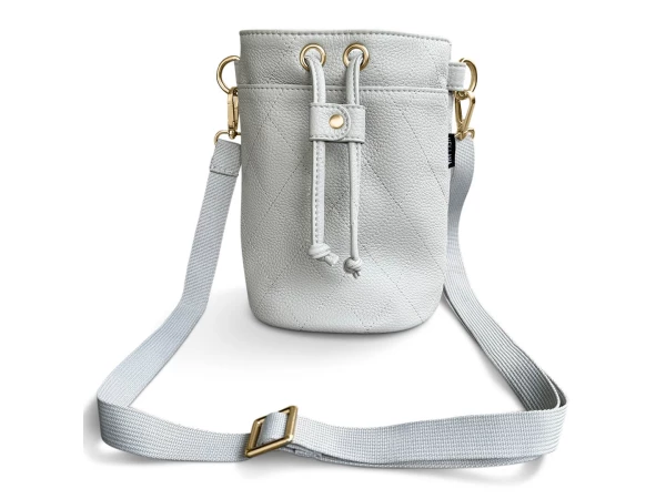 Premium dog treat bag all in one in gray