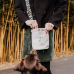 Wechselgurt für Hunde Leckerlitasche Tres Chic in Schwarz/Weiß