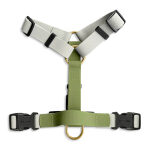 Führgeschirr - Outdoor FLEX - 5-fach verstellbar mit Haltegriff - Grau/Grün – Bild 4