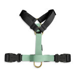 Lead harness - Outdoor FLEX - 5-way adjustable with handle - Black/Mint - Image 8