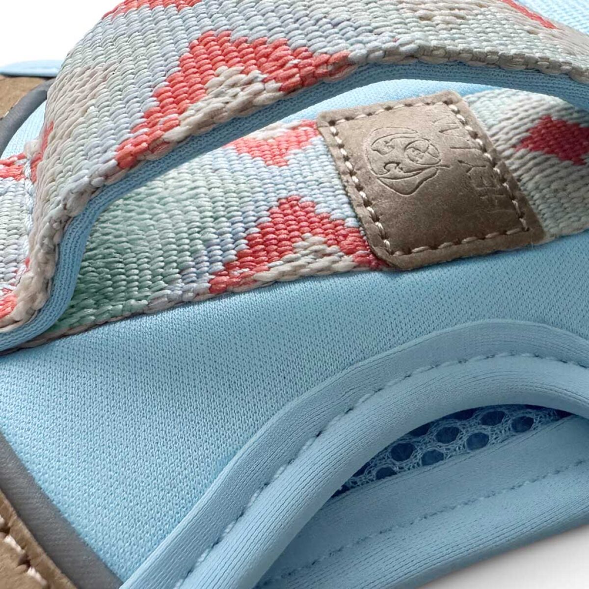 Premium Padded Dog Harness - Coral/Blue - Image 4