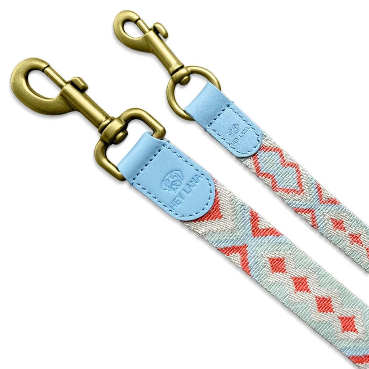 Tres Chic Hundeleine alle Größen Coral/Blau