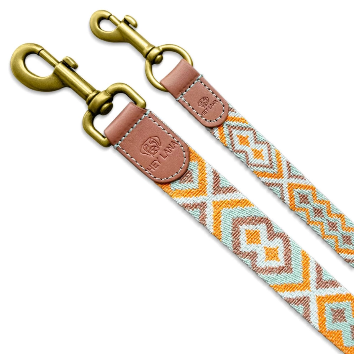 Tres Chic Hundeleine alle Größen Mint/Orange Tres Chic Hundeleine alle Größen Mint/Orange