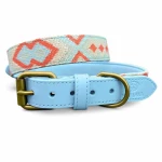 Tres Chic Halsband Coral/Blau