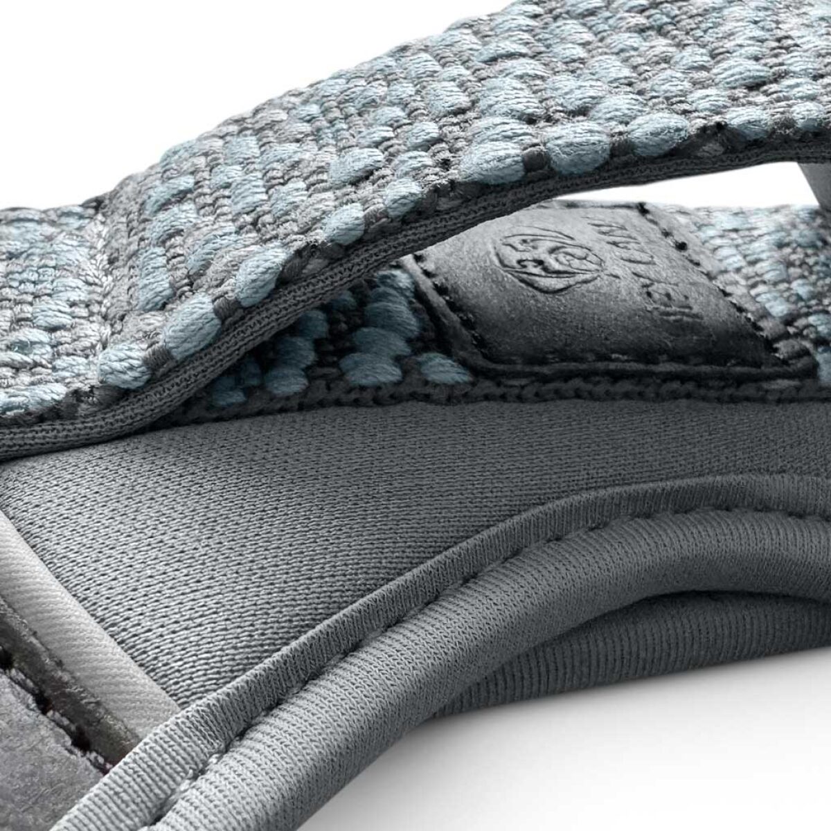 Premium padded dog harness - anthracite/ice blue - Image 5