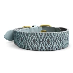 Premium Hundehalsband Gepolstert - Anthrazit/Eisblau – Bild 6