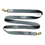 Leash anthracite ice blue lies in a snake shape