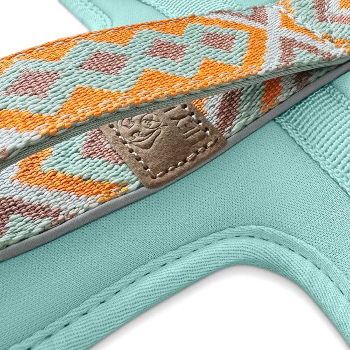 Tres Chic Geschirr nah Haltegriff mint orange