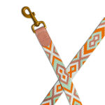 Très chic collection - Dog collar and lead set - Mint/Orange - Image 4