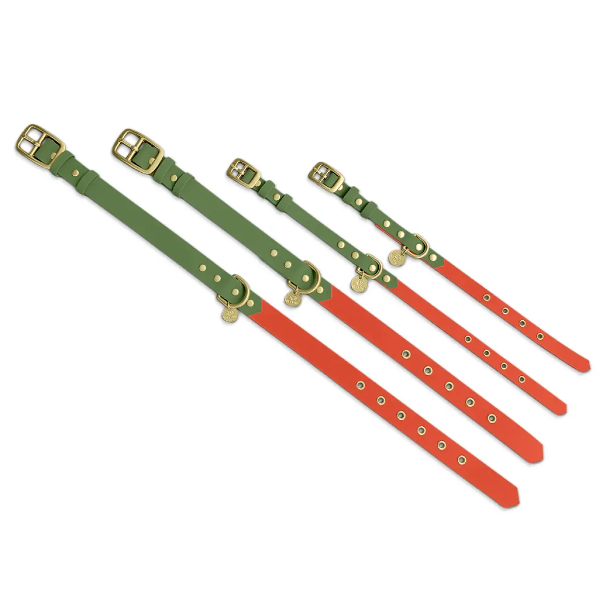 Dog collar Outdoor FLEX - Waterproof - Neon orange/green - Image 7