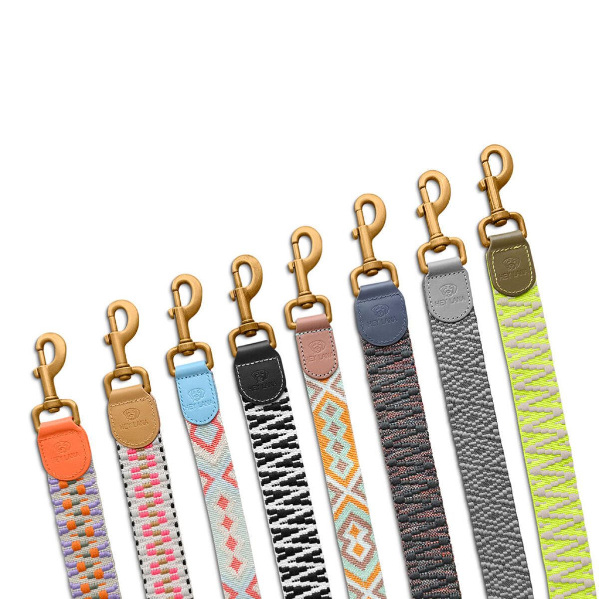 Premium lead - 3-way adjustable - 2m - Sunset/Eucalyptus - Image 6