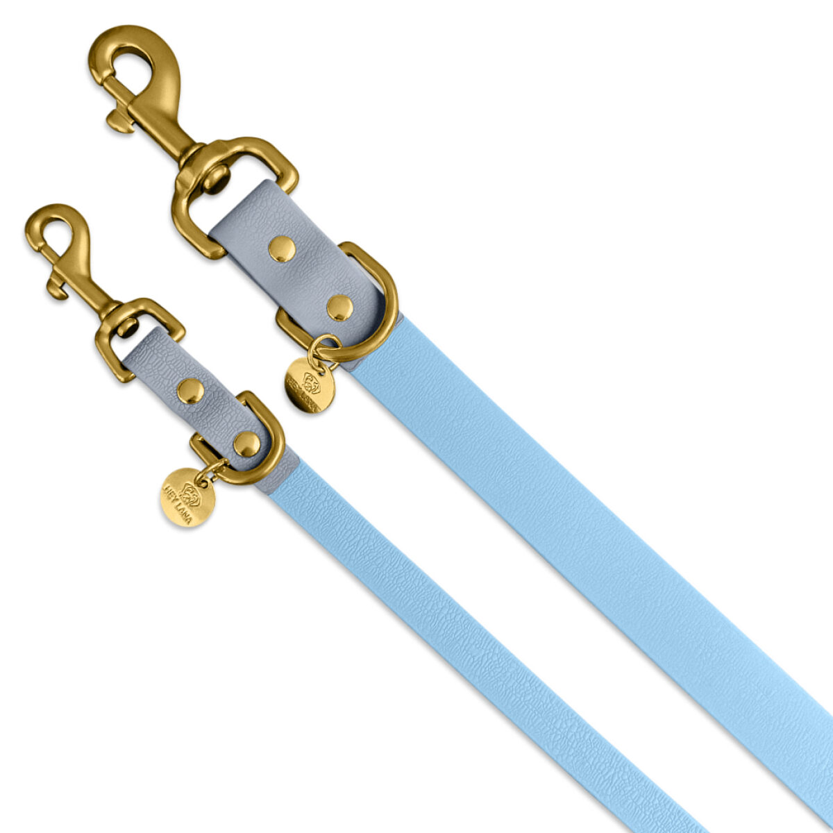 Outdoor Collection - Dog collar and lead set - Taupe/blue - Image 4
