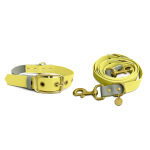 Outdoor Collection - Dog collar and lead set - Lemon/Seagrass - Image 2