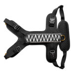 Premium Hundegeschirr Gepolstert - Schwarz/Weiß - Gr. M (Outlet) – Bild 2