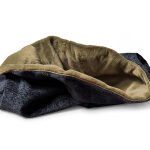 The Snuggle Cave – Premium Hundedecke mit Höhle – Schwarz/Oliv