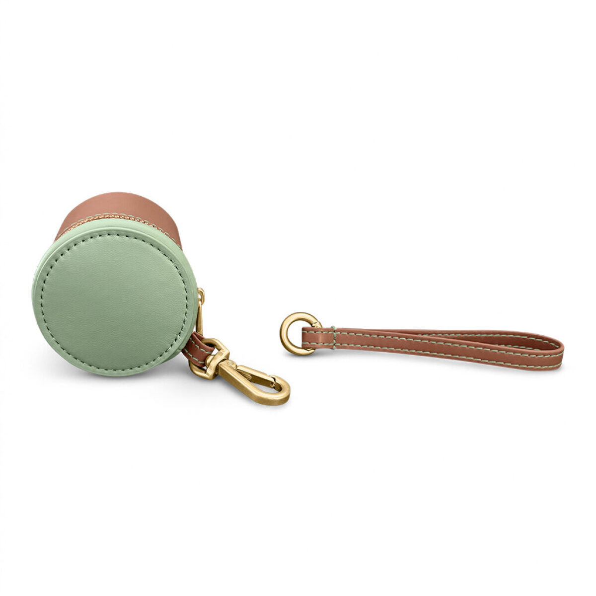 Walk Pouch 2 in 1 – Leckerlibeutel & Kotbeutelspender Mint/Cognac – Bild 5