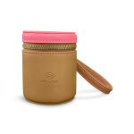 Walk Pouch 2-in-1 – Treat Pouch & Poop Bag Dispenser, Pink/Beige