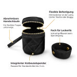Walk Pouch 2-in-1 – Treat Pouch & Poop Bag Dispenser, Black - Image 3