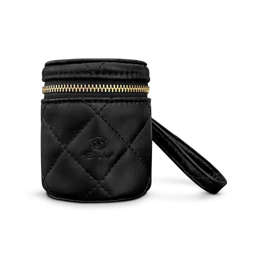 Leckerlibeutel-und-Kotbeutelspender-schwarz Walk Pouch 2 in 1 – Leckerlibeutel & Kotbeutelspender Schwarz – Bild 1